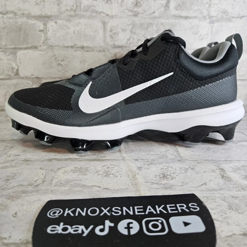 Nike Force Trout 9 Pro MCS Low Black Baseball Cleats FB2908 001 Men's Size 12